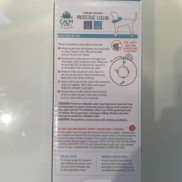 Inflatable calming protective collar for small dogs NWT - Picture 8 of 9